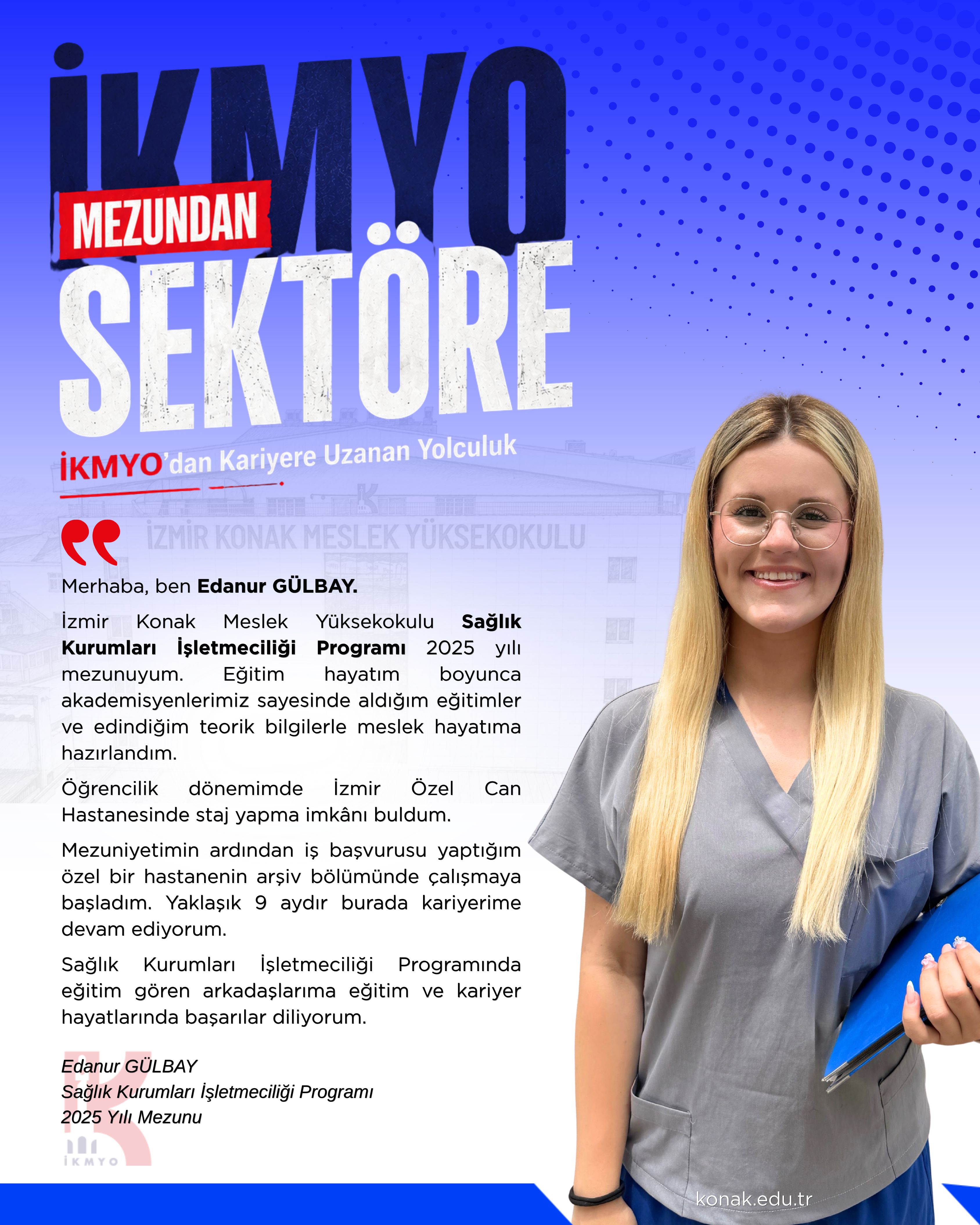 Sağlık Kurumları İşletmeciliği Programı